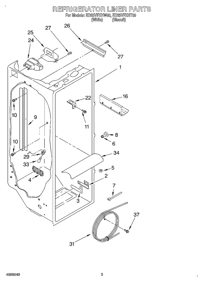 Diagram for ED25VFXHT00