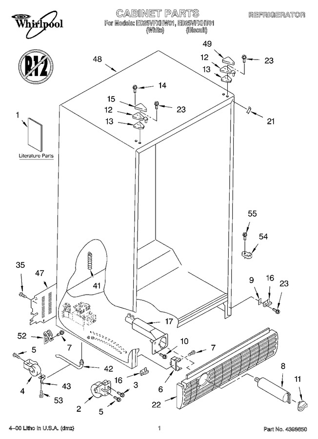 Diagram for ED25VFXHW01