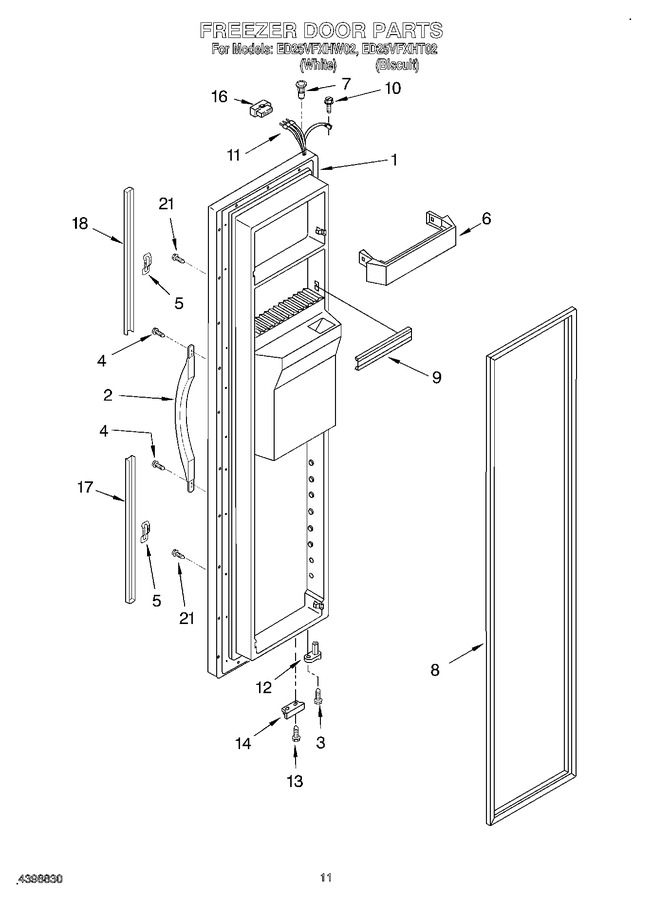 Diagram for ED25VFXHW02