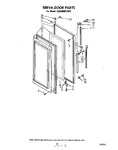 Diagram for 13 - Serva-door , Lit/optional