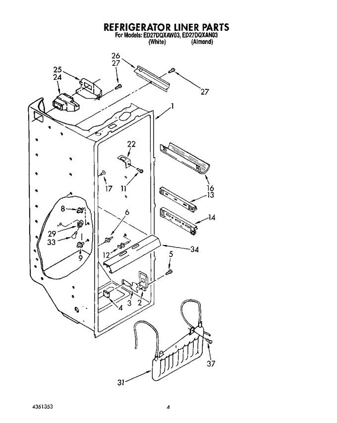 Diagram for ED27DQXAW03