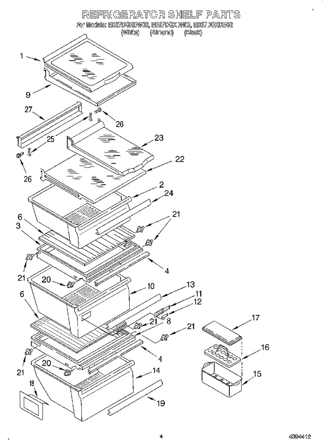 Diagram for ED27DQXDB02