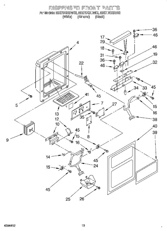 Diagram for ED27DQXDB02