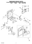 Diagram for 08 - Dispenser Front Parts