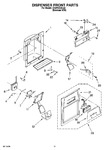 Diagram for 08 - Dispenser Front Parts