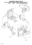 Diagram for 08 - Dispenser Front Parts