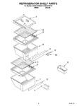 Diagram for 03 - Refrigerator Shelf Parts