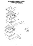 Diagram for 03 - Refrigerator Shelf Parts