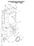 Diagram for 02 - Refrigerator Liner Parts