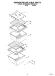 Diagram for 03 - Refrigerator Shelf Parts