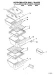 Diagram for 03 - Refrigerator Shelf Parts