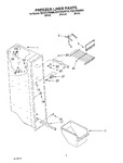 Diagram for 04 - Freezer Liner Parts
