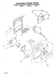 Diagram for 08 - Dispenser Front Parts