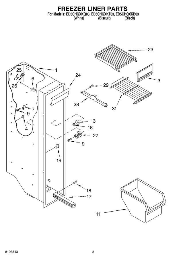 Diagram for ED5CHQXKB03