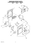 Diagram for 08 - Dispenser Front Parts