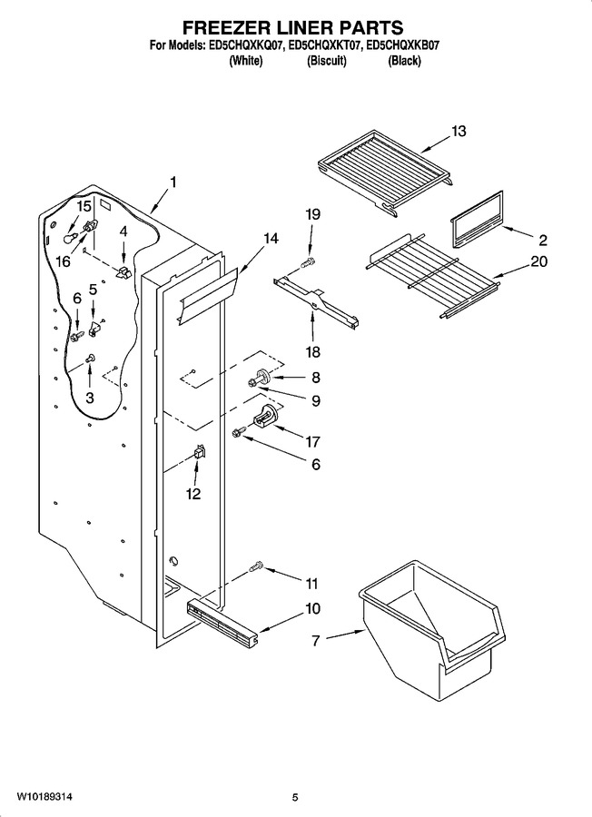 Diagram for ED5CHQXKB07