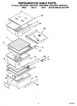Diagram for 03 - Refrigerator Shelf Parts