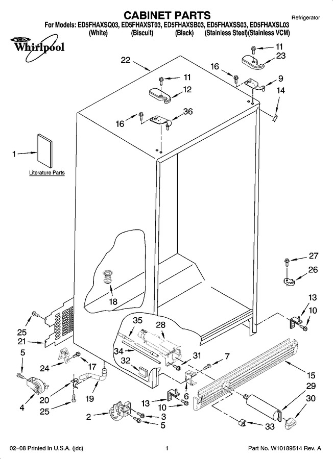 Diagram for ED5FHAXSB03