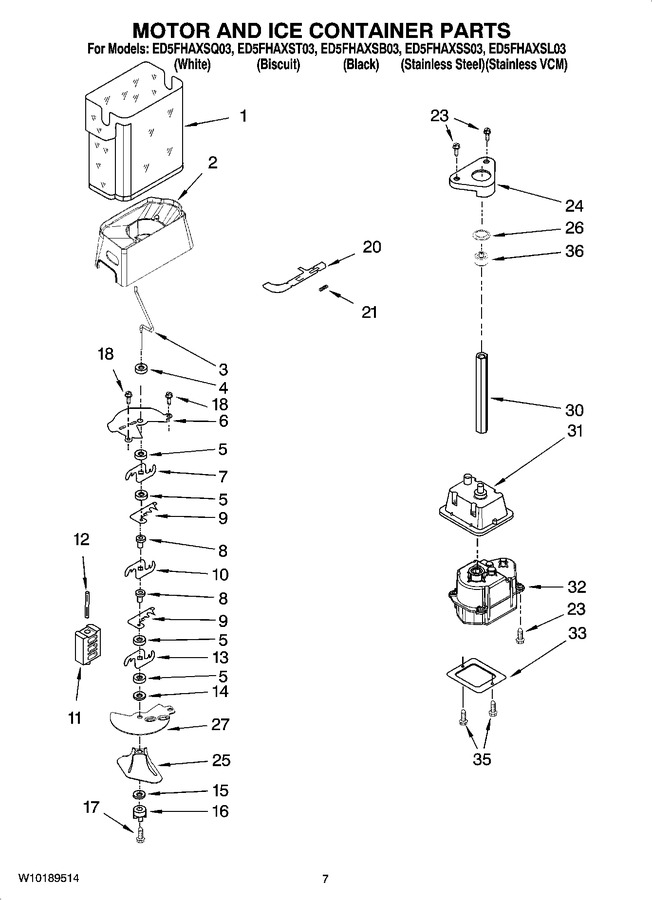 Diagram for ED5FHAXSL03