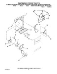 Diagram for 08 - Dispenser Front Parts