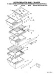 Diagram for 03 - Refrigerator Shelf Parts
