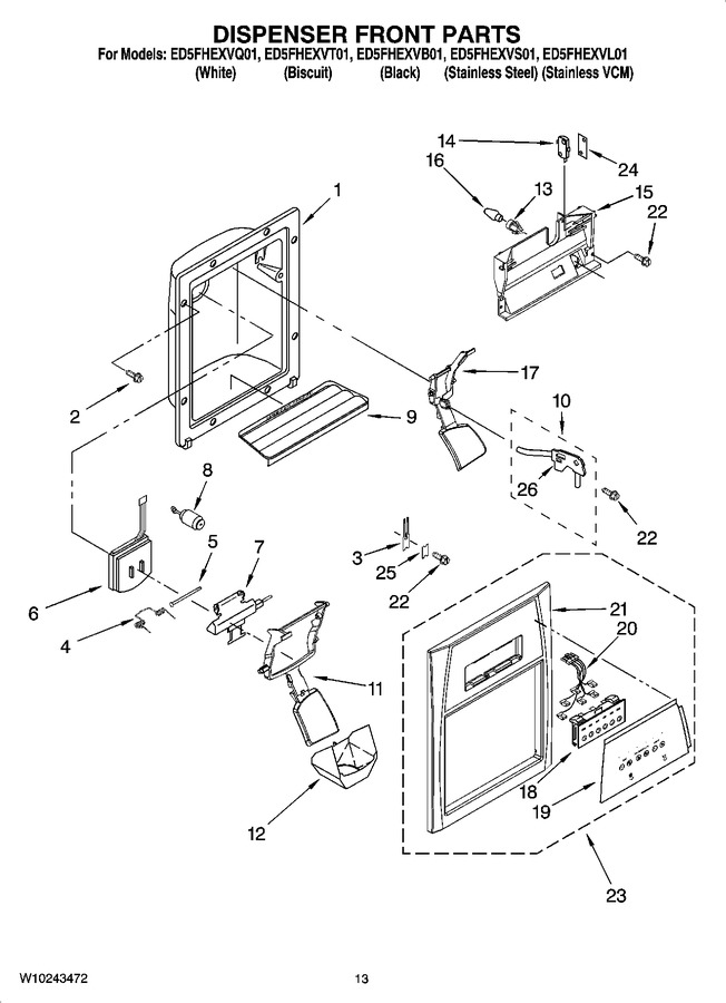 Diagram for ED5FHEXVT01