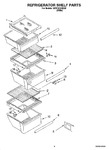 Diagram for 03 - Refrigerator Shelf Parts