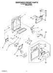 Diagram for 08 - Dispenser Front Parts