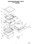 Diagram for 03 - Refrigerator Shelf Parts