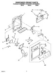 Diagram for 08 - Dispenser Front Parts