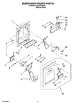 Diagram for 08 - Dispenser Front Parts