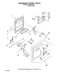 Diagram for 08 - Dispenser Front Parts