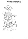 Diagram for 03 - Refrigerator Shelf Parts