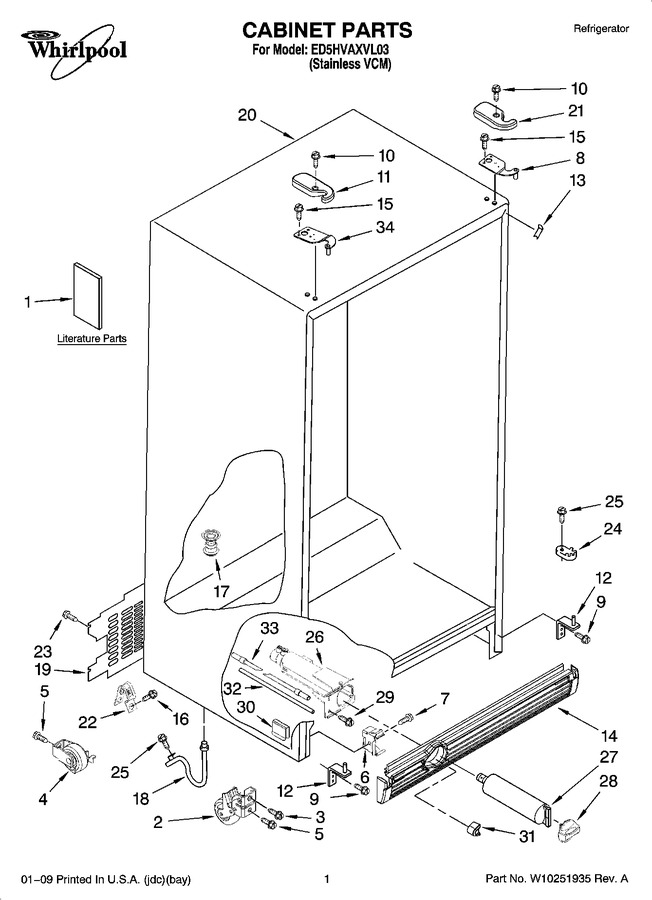 Diagram for ED5HVAXVL03