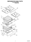 Diagram for 03 - Refrigerator Shelf Parts