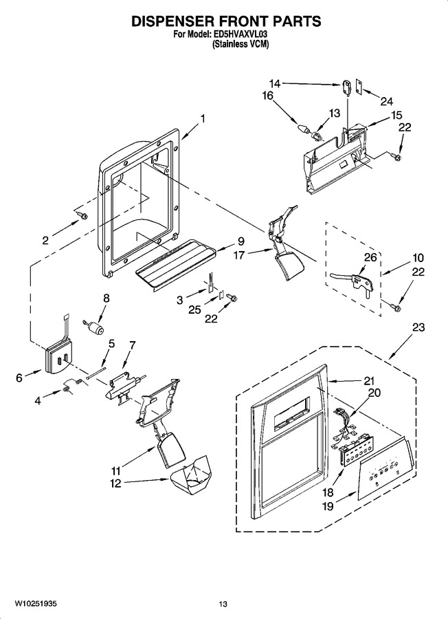 Diagram for ED5HVAXVL03
