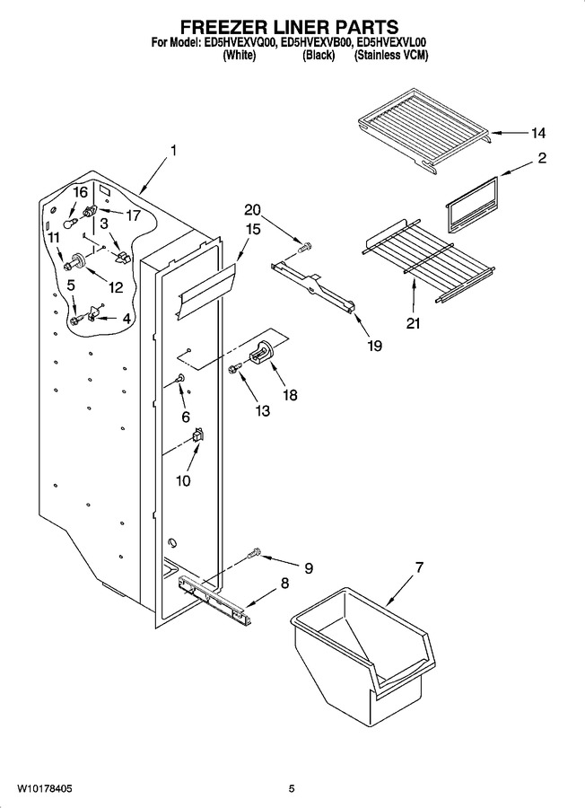 Diagram for ED5HVEXVL00
