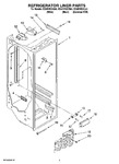 Diagram for 02 - Refrigerator Liner Parts