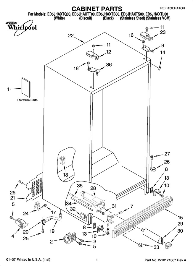 Diagram for ED5JHAXTB00