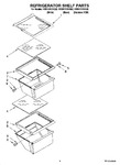 Diagram for 03 - Refrigerator Shelf Parts