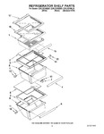 Diagram for 03 - Refrigerator Shelf Parts