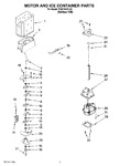 Diagram for 05 - Motor And Ice Container Parts