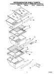 Diagram for 03 - Refrigerator Shelf Parts