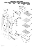 Diagram for 04 - Freezer Liner Parts