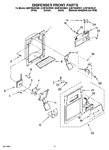 Diagram for 08 - Dispenser Front Parts