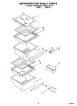 Diagram for 03 - Refrigerator Shelf Parts