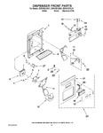 Diagram for 08 - Dispenser Front Parts