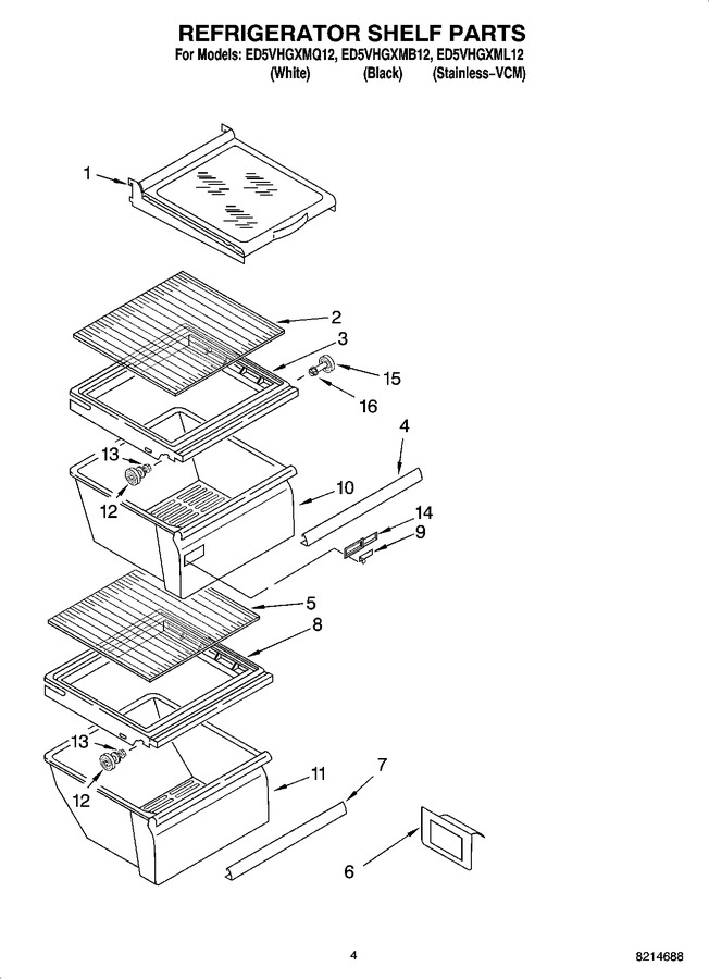Diagram for ED5VHGXMB12