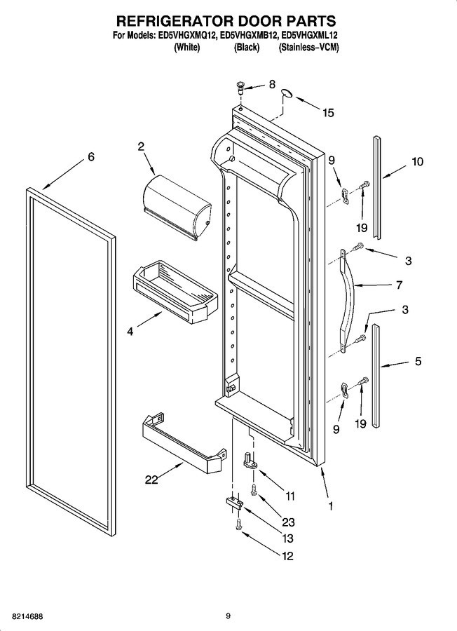 Diagram for ED5VHGXMB12
