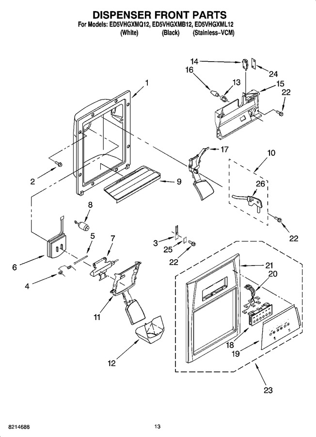Diagram for ED5VHGXML12